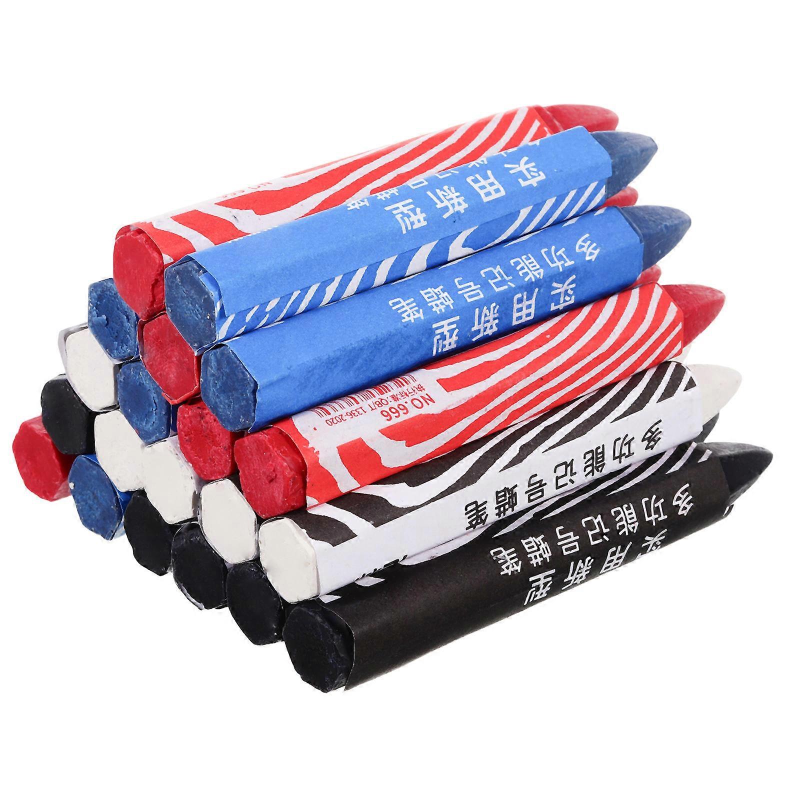 Wax Waterproof Tire Marking Crayon For Mechanics Tire Shops Emergency Situations 5Pcs