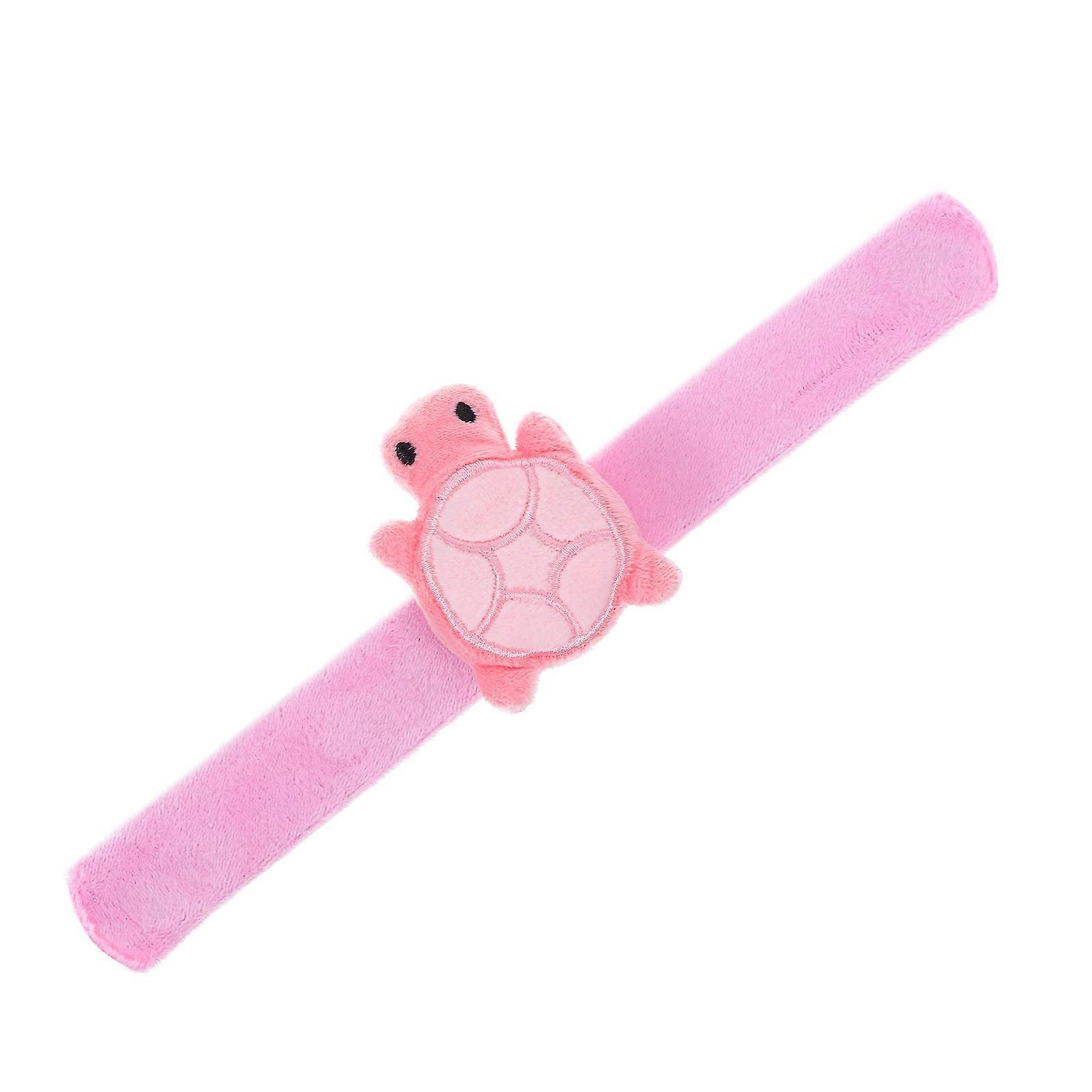 Slap Bracelets Stuffed Animal Turtle Shape Wristband For Parties Decorative Accessory 24.20X6.40X3.00CM 1Pack