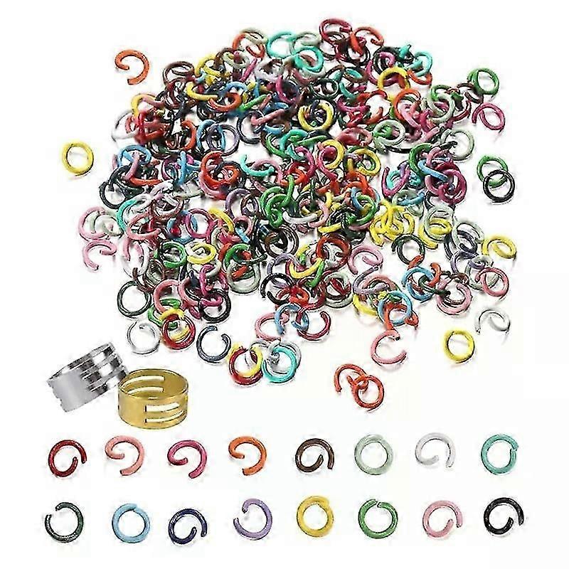 8mm 10mm Open Jump Rings Split Rings Connectors Fit For DIY Artificial Jewelry Findings Making Bracelet Necklace Earring Supplies