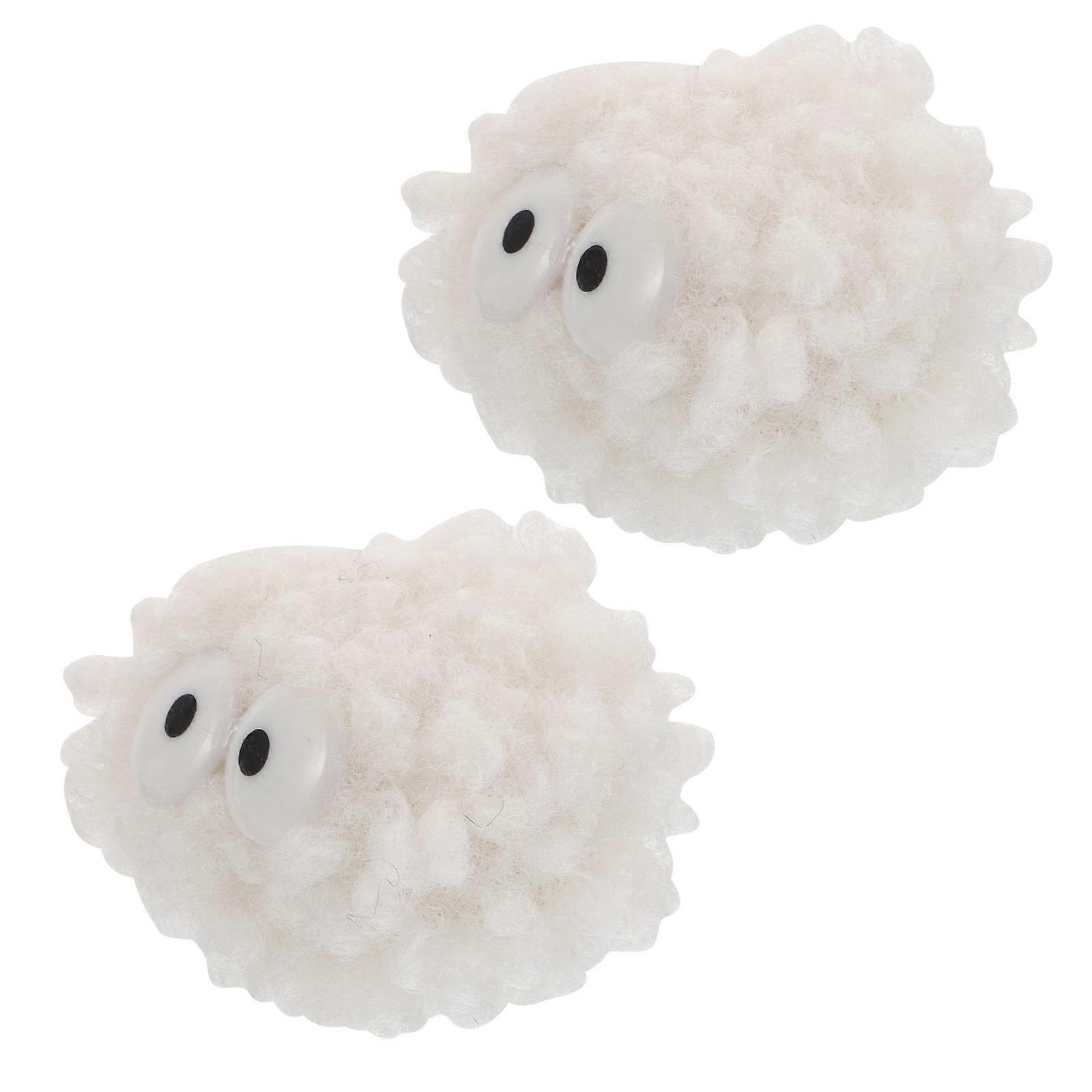 Ball Cat Toys Soft Plush Cat Ball For Pets Round Shape Promoting Health 2Pcs