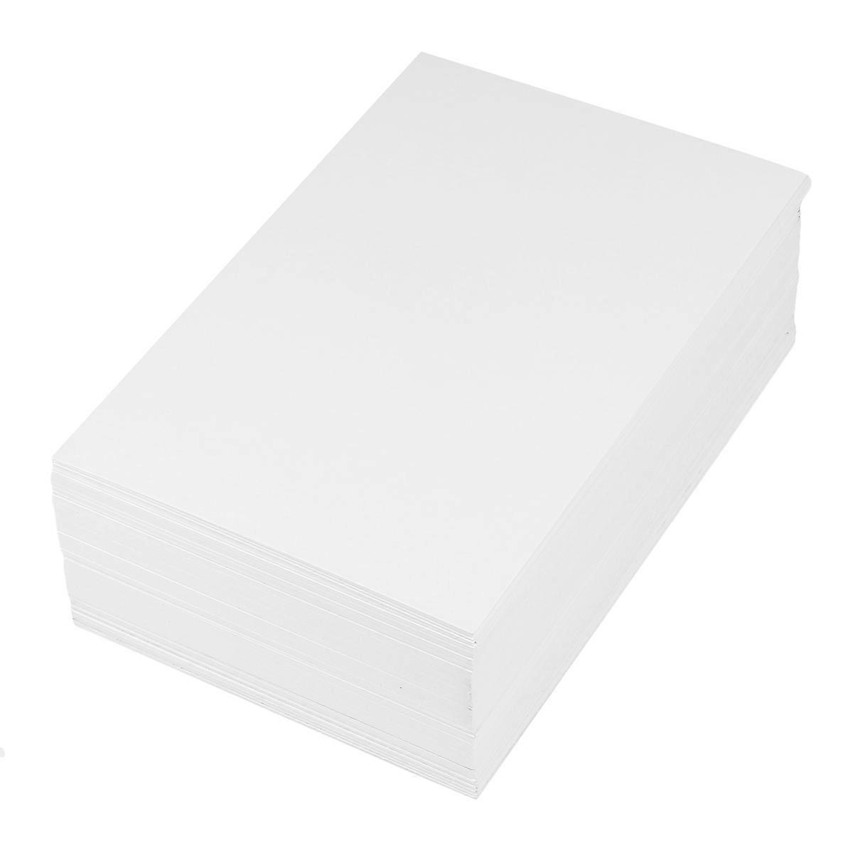 Small Note Pads Kraft Creative Greeting Message White Rectangular Paper Stationery Diy Writing For Party Wedding present Tags 100Pack