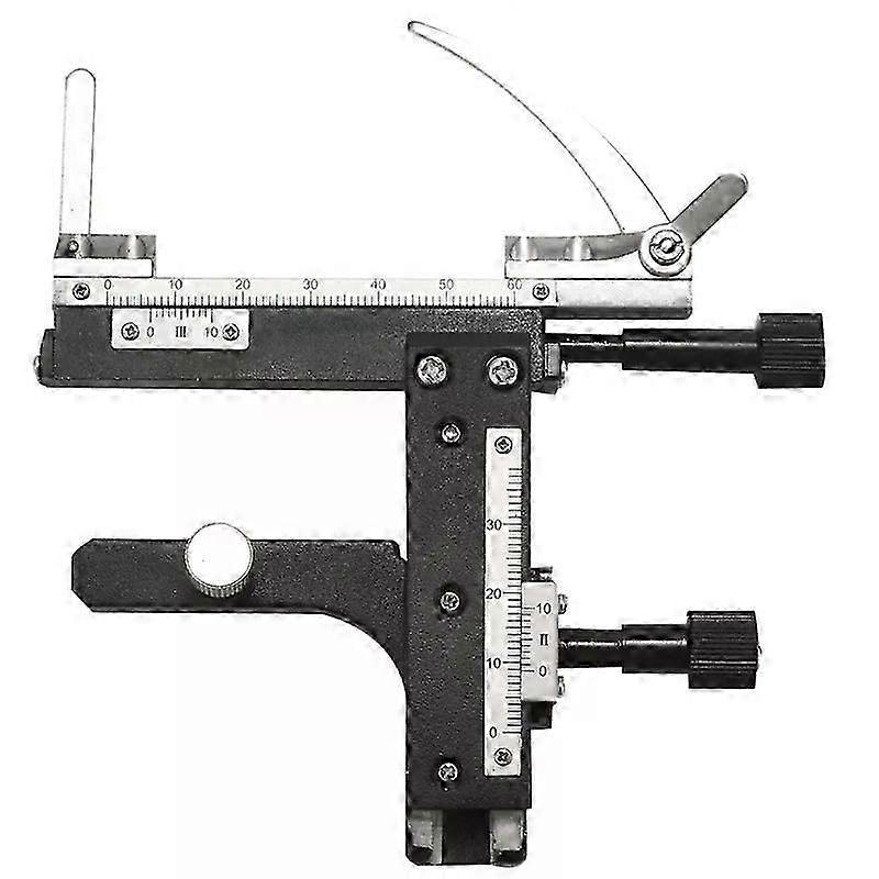 Microscope Attachable Mechanical Stage X-Y Moveable Caliper Vernier With Scale