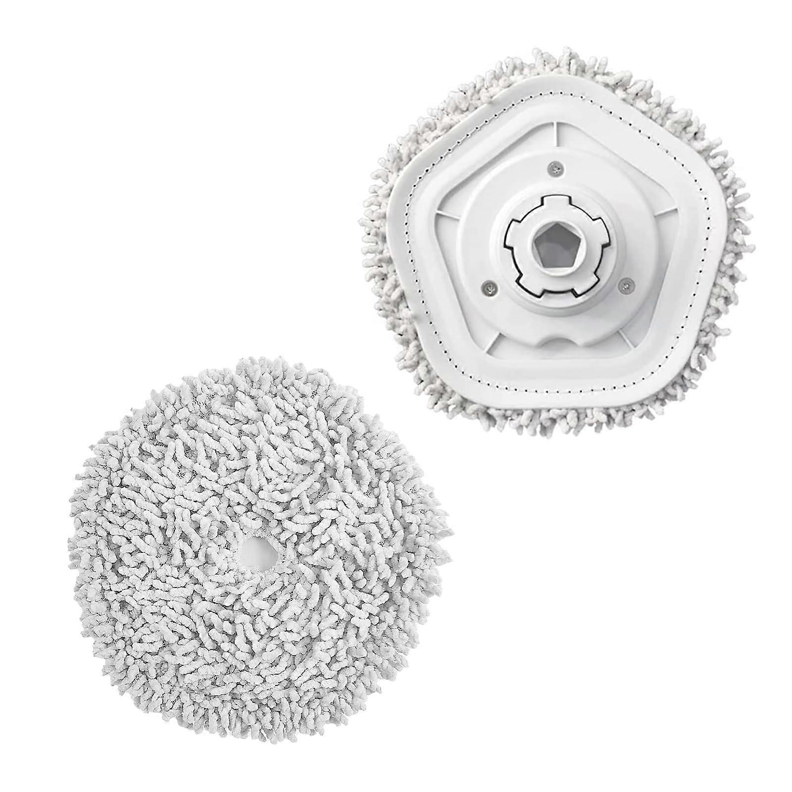 Replacement Mop Cloths for Dreame W10/W10 Pro Robot Vacuum Cleaner, Washable Reusable Mop Pads, Pack of 2 Accessories