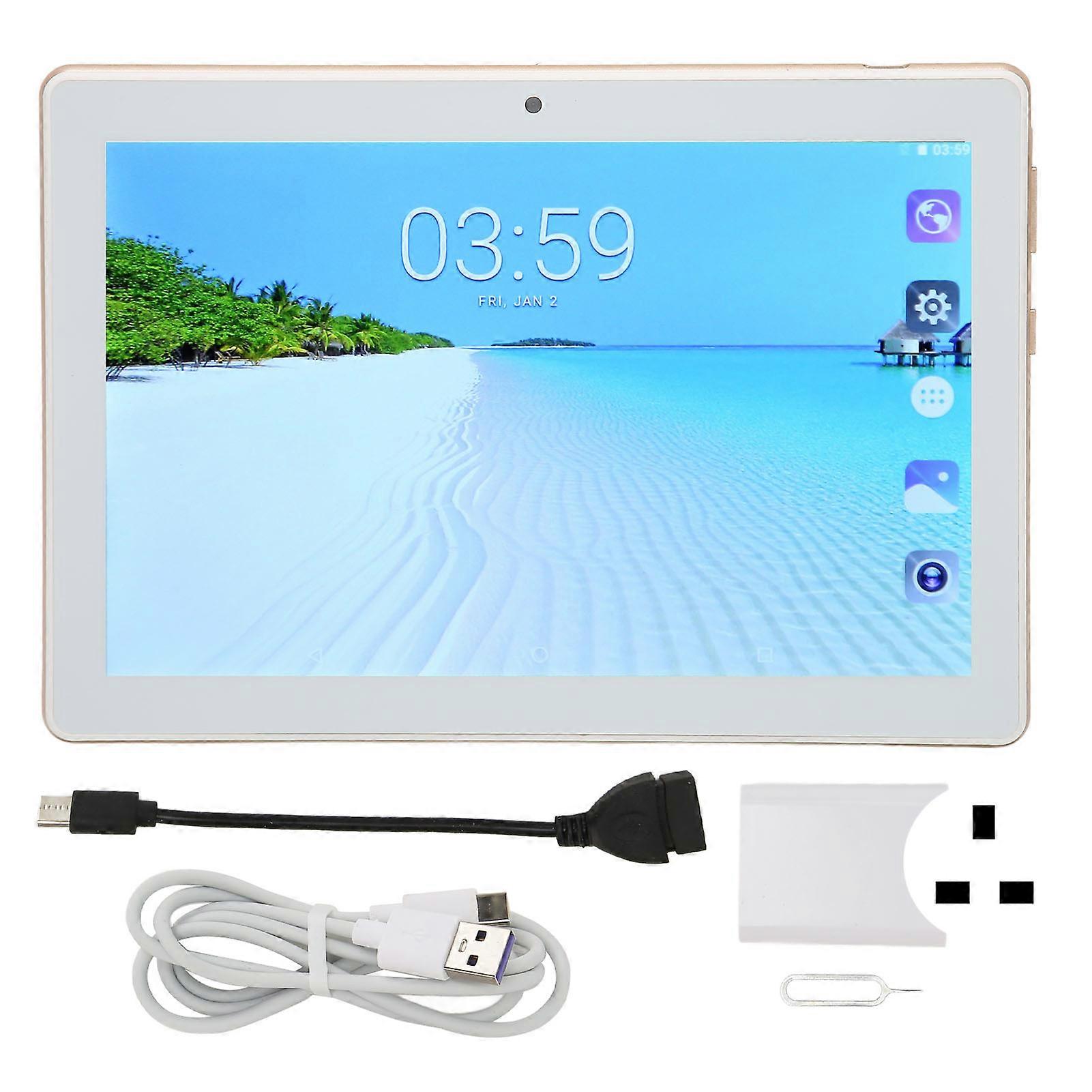 Tablette 8 pouces Android 10, 6 Go, 128 Go, Wi-Fi 5G, double carte, double veille, prise en charge des appels 4G