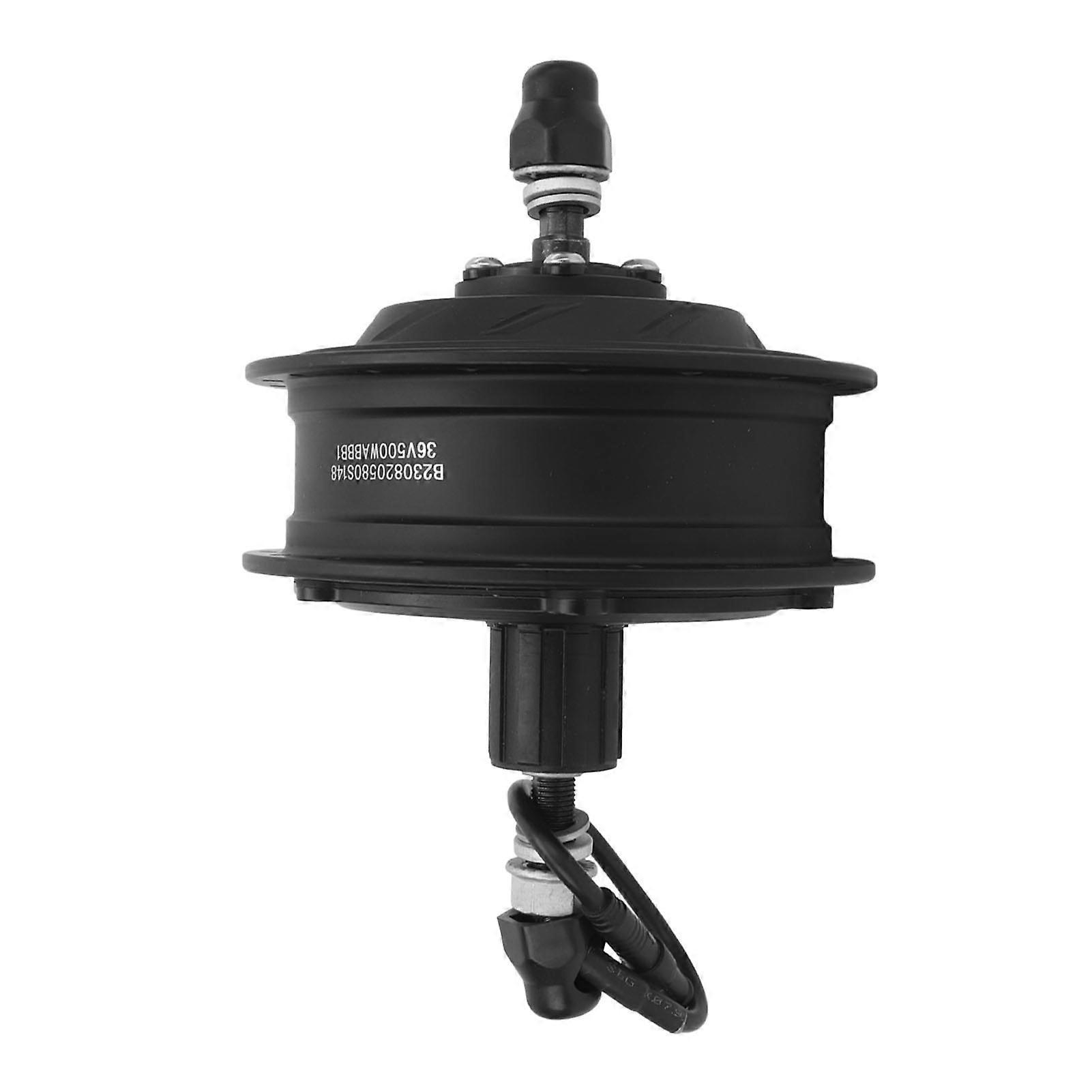36V 500W Quiet Electric Bike Hub Motor Rear Drive Brushless Gear Motor for 16 20 24 26 27.5 28 29 inch 700C Bicycle