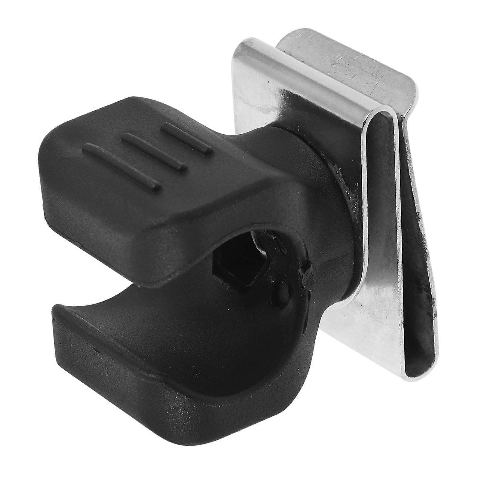 Headlamp Accessory Hard Hat Accessory Helmet Flashlight Mount Holder for Daily Use Black 4.50X4.10X3.00cm Flashlight Mounting 1Pcs
