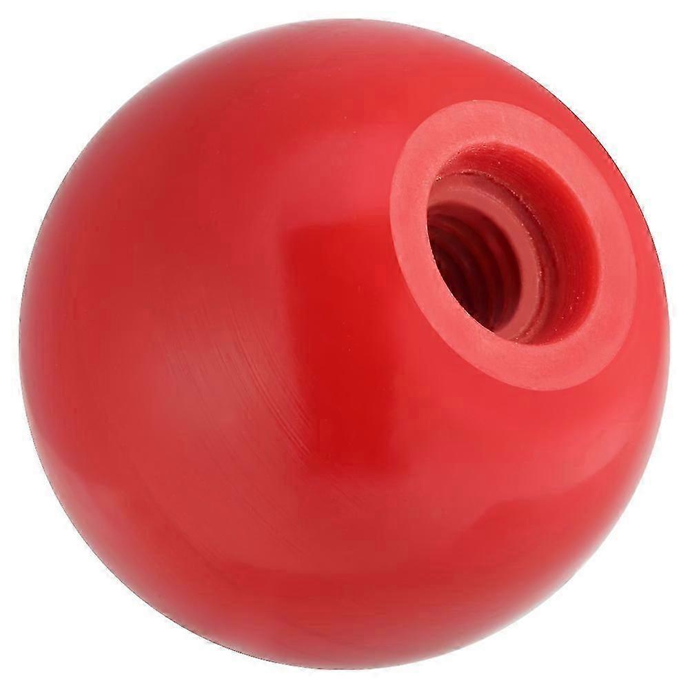 10pcs Universal Lathe Tractor Machine Plastic Round Ball Knob Handle (Red AM8*25)