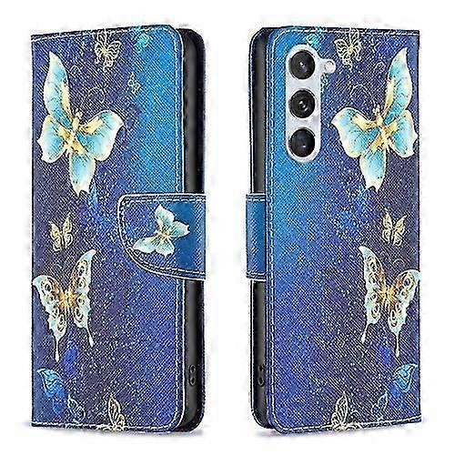 For Samsung Galaxy S24 5G Colored Drawing Pattern Leather Mobile Phone Case