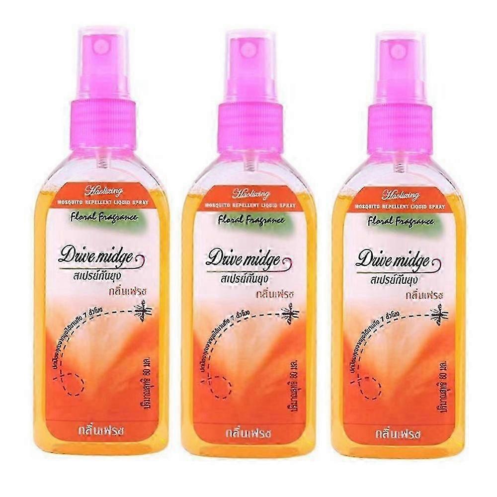 1-3pcs 80ml αντικουνουπικό υγρό σπρέι τσιμπήματος κουνουπιών της Ταϊλάνδης που διογκώνει το κνησμώδες υγρό σπρέι κνησμού για τον δολοφόνο παρασίτων σώματος νέο