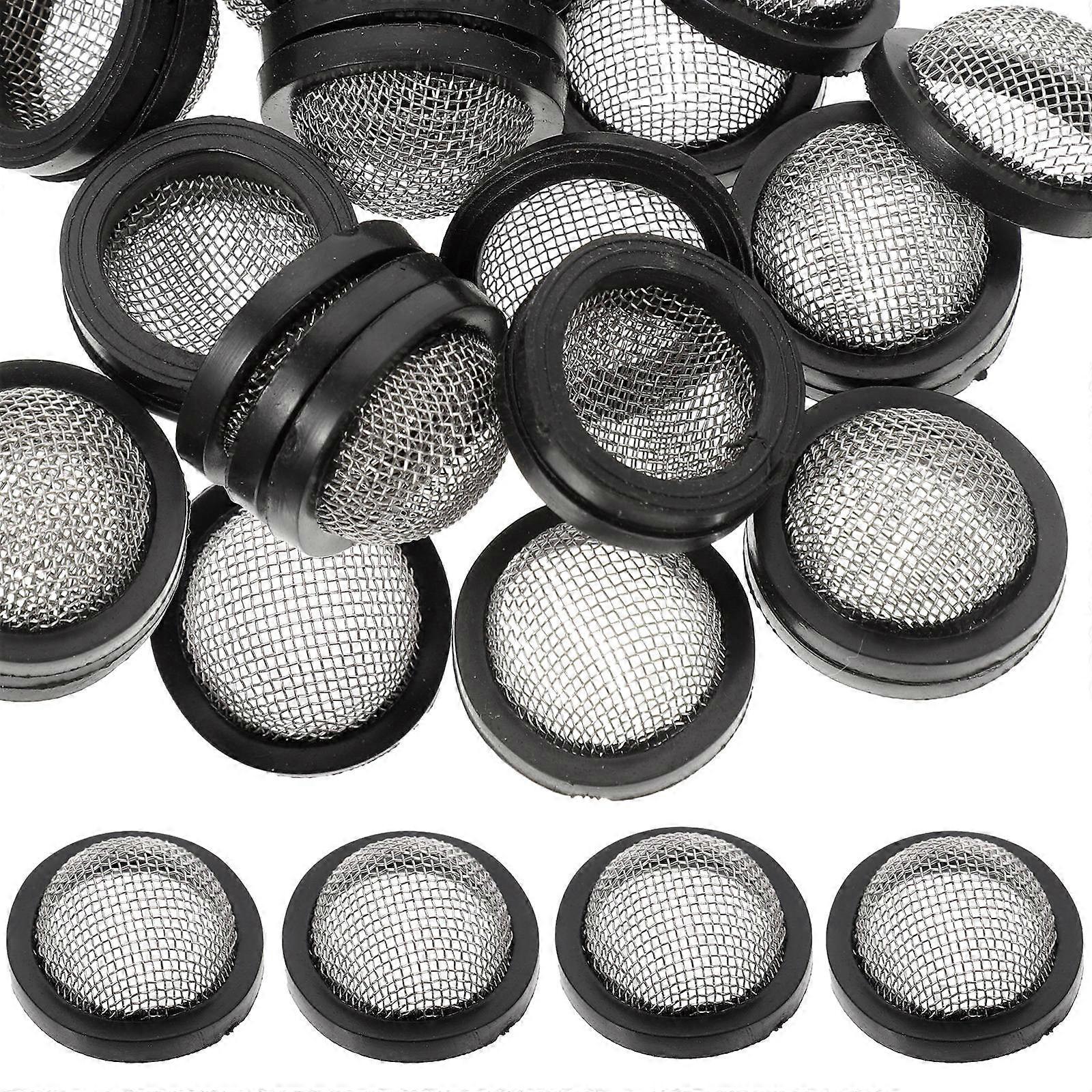 Stainless Steel Hose Coupling Filter Washers Garden Hose Prevent Nozzle Clogging 30Pcs