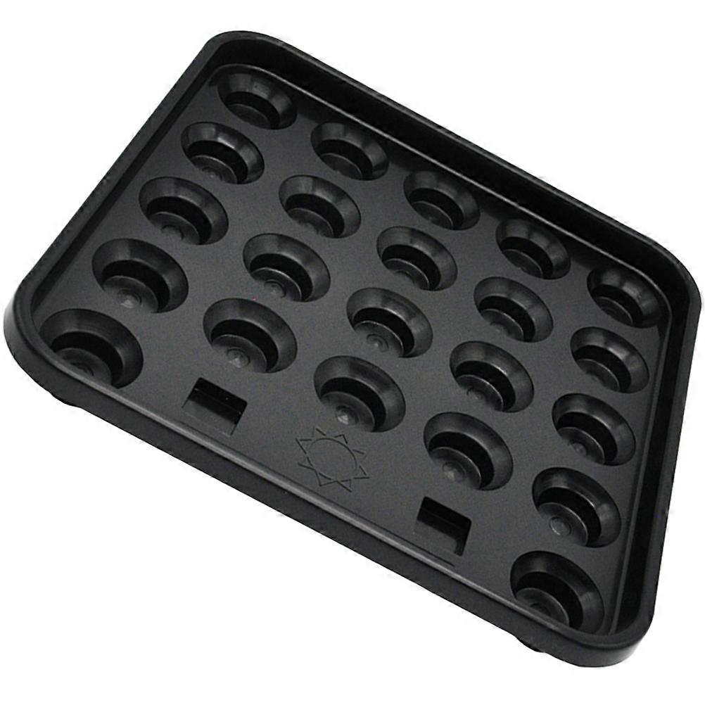 Desktop Pool Ball Tray Billiard Accessories Home Use 31.2x31.2cm Black Square Premium Ball Storage 1Pack