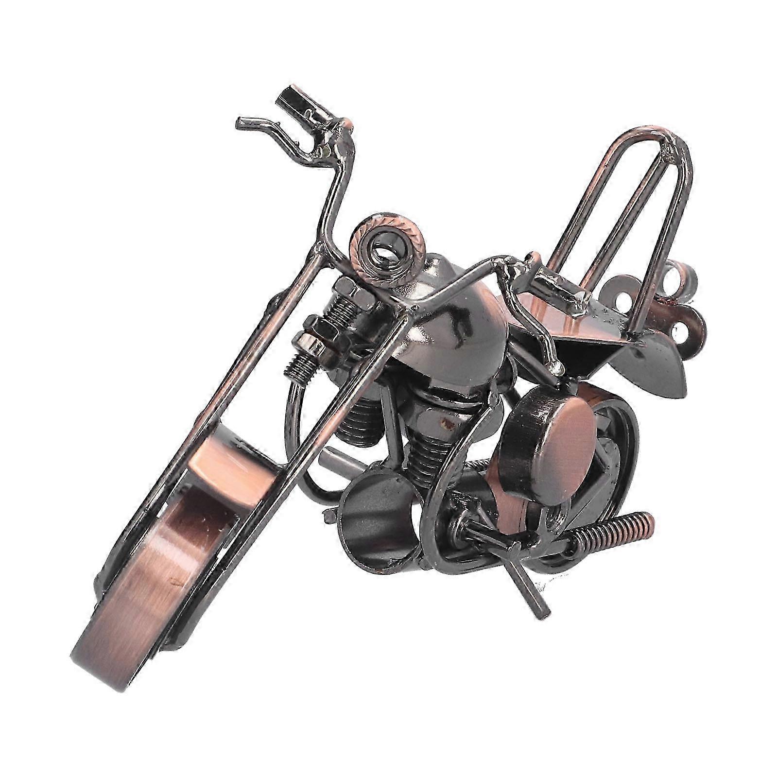 Retro Bronze Small Classic Exquisite Home Decorative Handicraft Ornament for Motorcycle Models