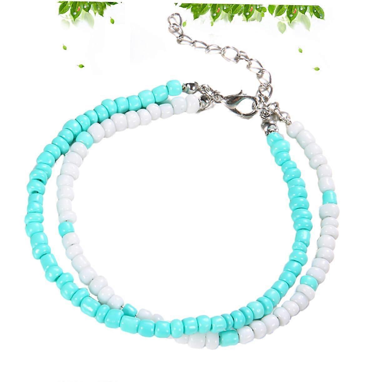 Decorative Anklet Women's Sandals Bracelet Beach Summer Boho Adjustable Resin