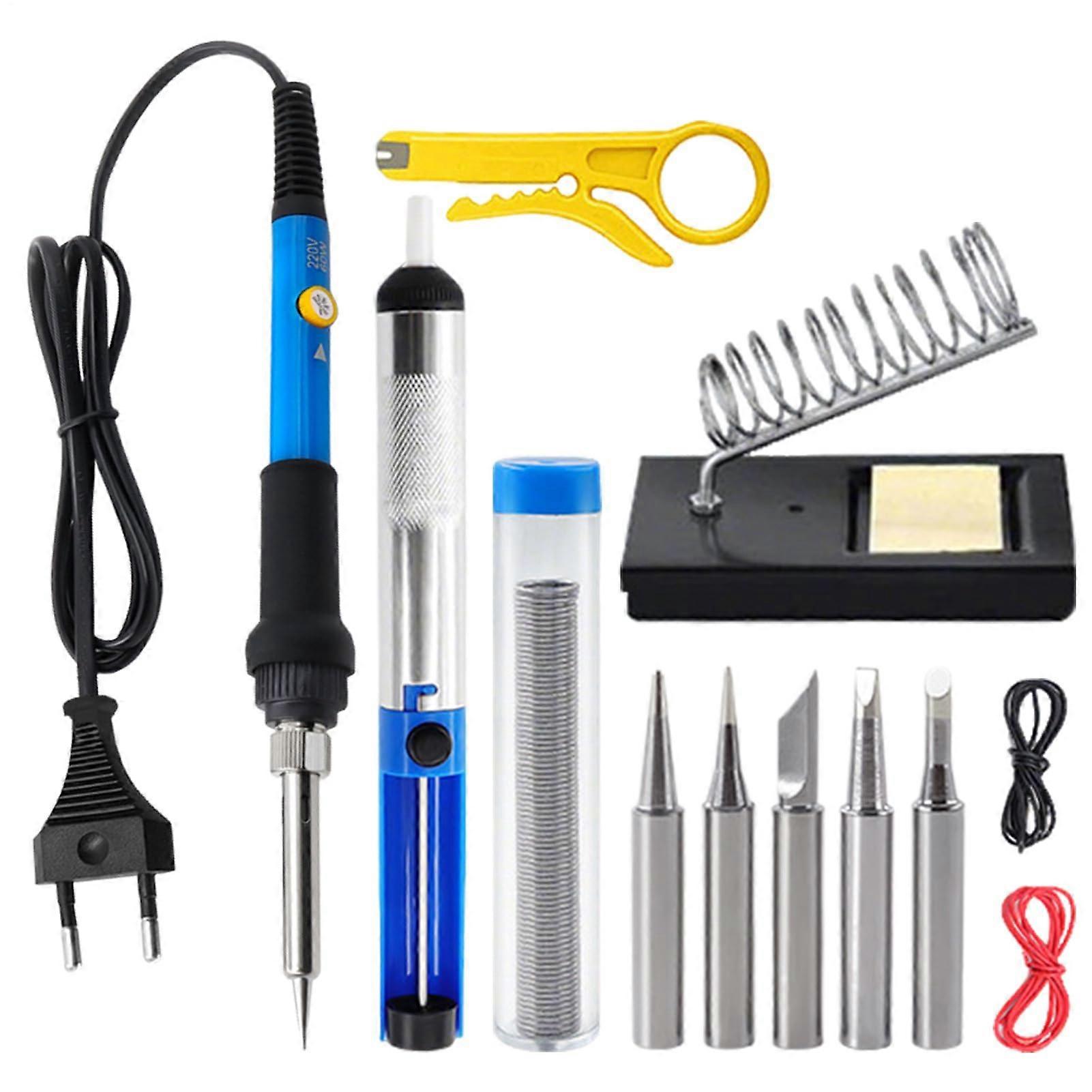 60W Soldering Iron with Temperature Control, Multifunctional Electronics Tool for Repairs & Crafts