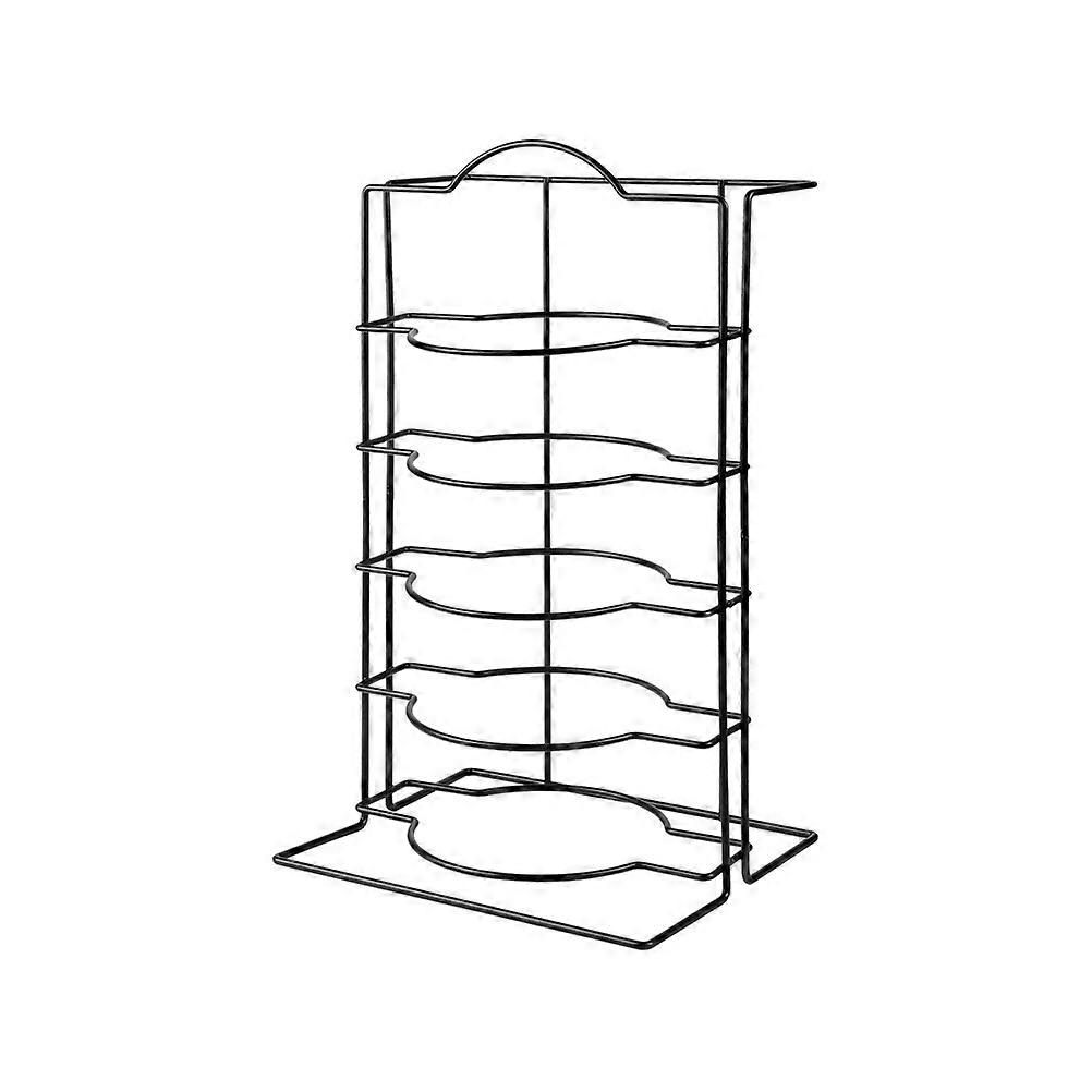 طبق يحمل حامل لوحة متعدد الوظائف مقاوم للتآكل للأسر أسود 44x24x20cm 1 مجموعة