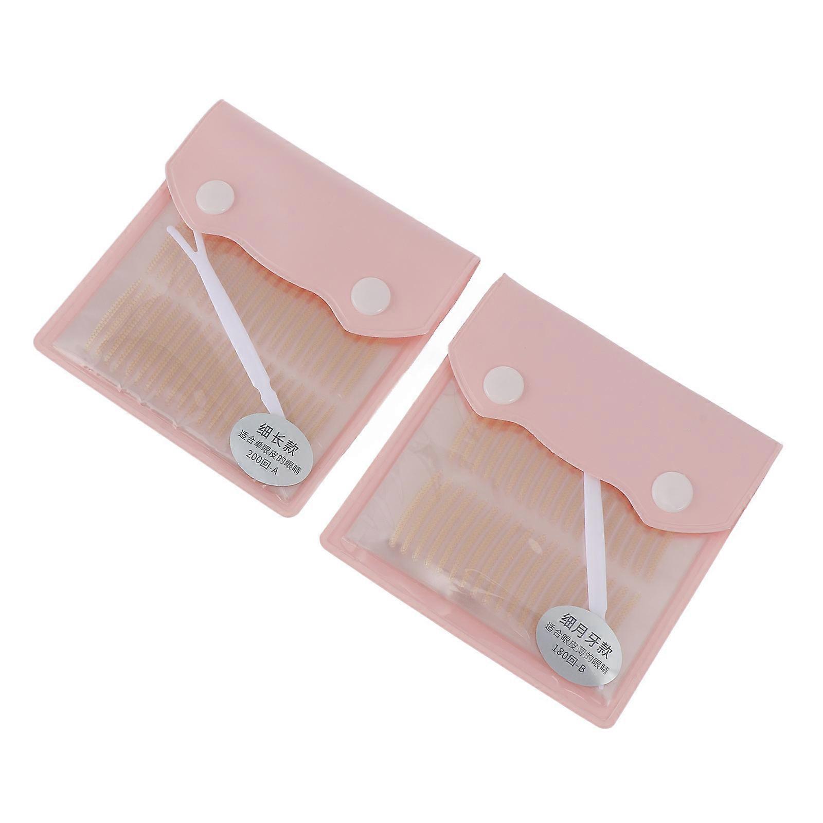 Comfortable Eyelid Tapes No Trace Eyelid Tape Waterproof Natural Look 2Pack