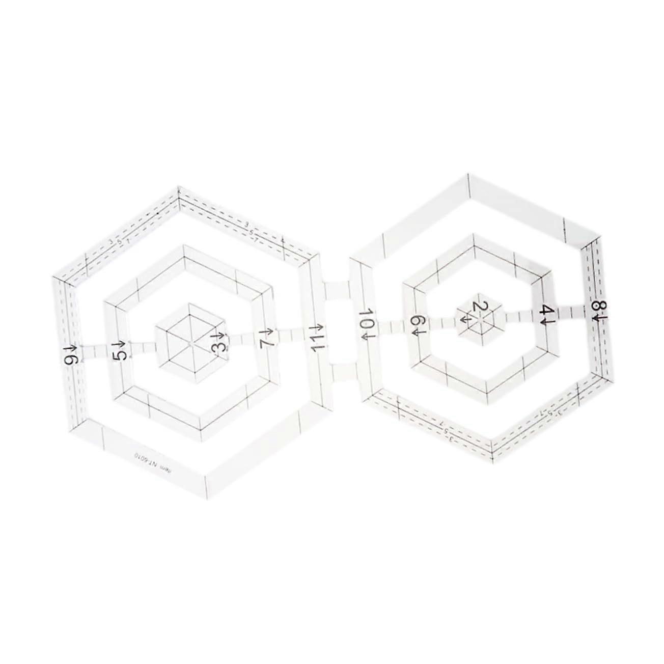 Patchwork ruler portable ruler sewing template tool quilting ruler sewing ruler dressmaking template ruler