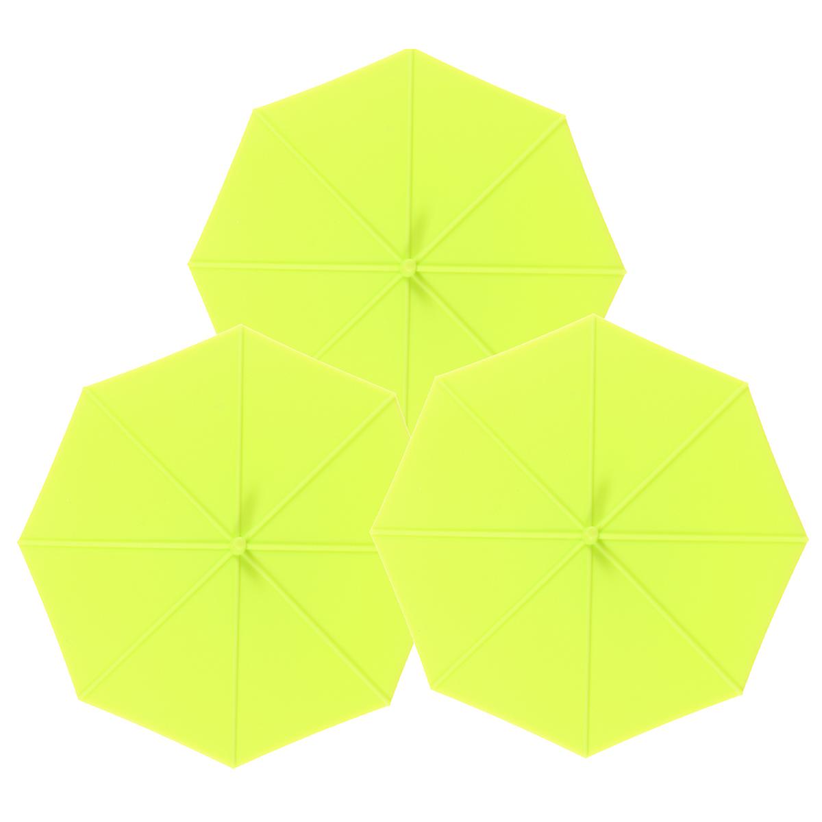 Cup Covers Silicone Umbrella Shaped Temperature Resistance Home Use 4Pcs 11.5*1cm