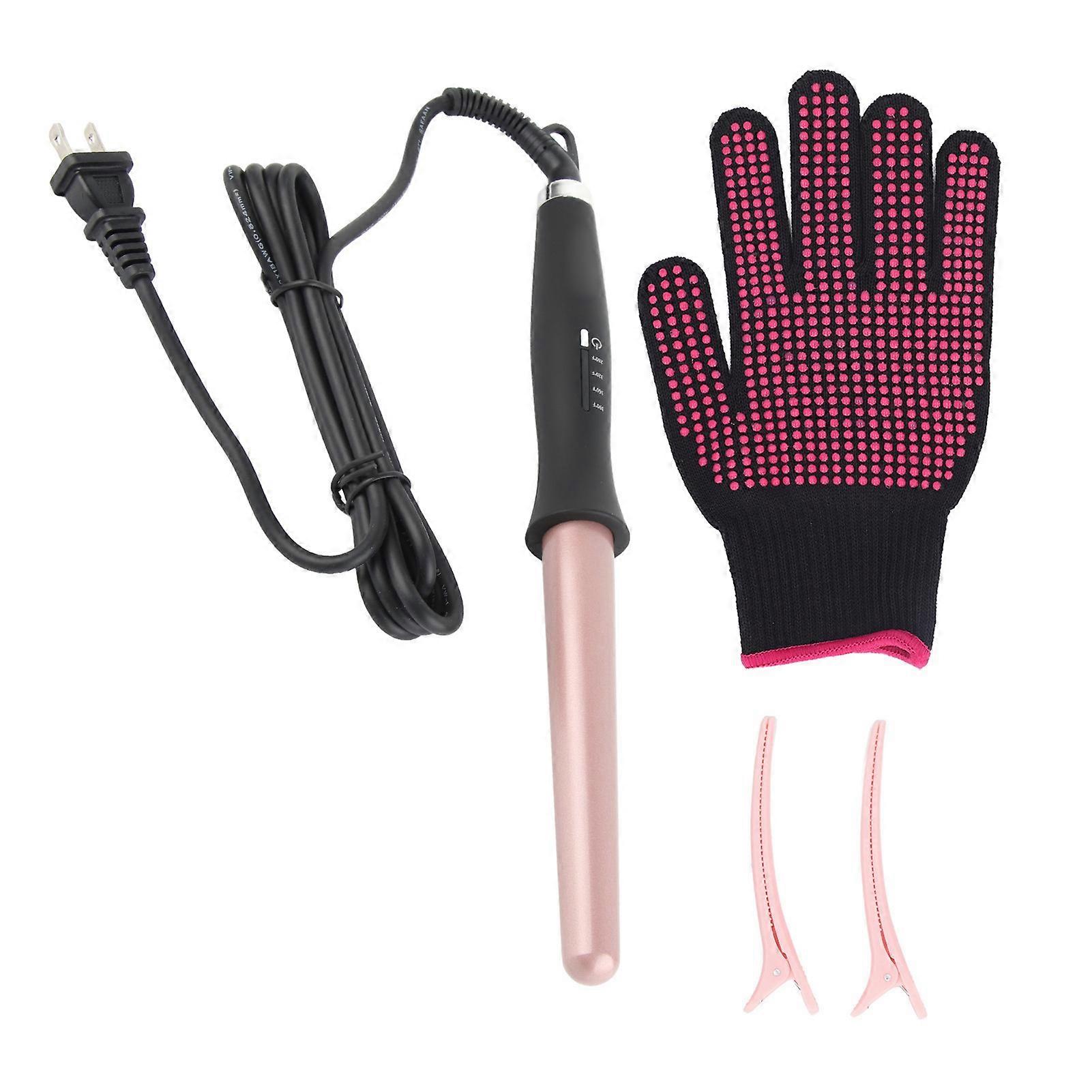 360° Rotating Flat Iron with Smart Temp Control for Curls & Straightening, 100-240V US Plug