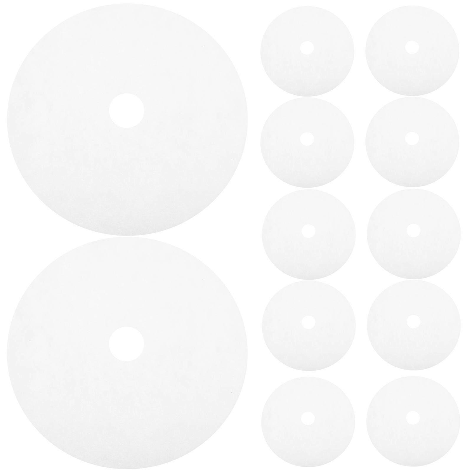 12pcs Dryer Filters Set Dryer Replacement Exhaust Filters Air Intake Filters Kit Round Dryer Exhaust Filters Dryer Exhaust Filters Set