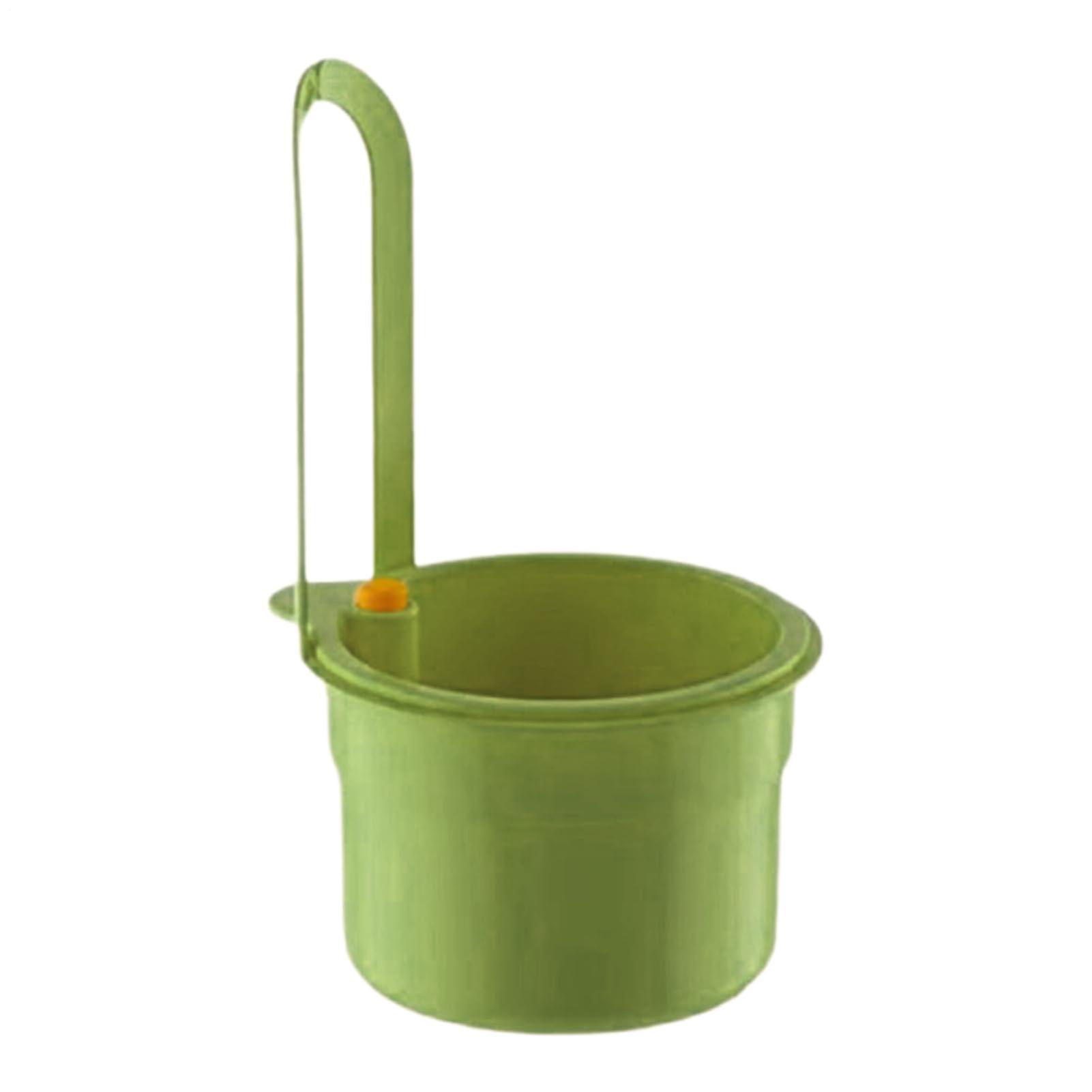 Spülbeckenkorb - Robuste Silikon Spülbeckensieb mit Clip, Hygienischer Mehrzweckkorb für Spülbecken, Grüner Korbfilter