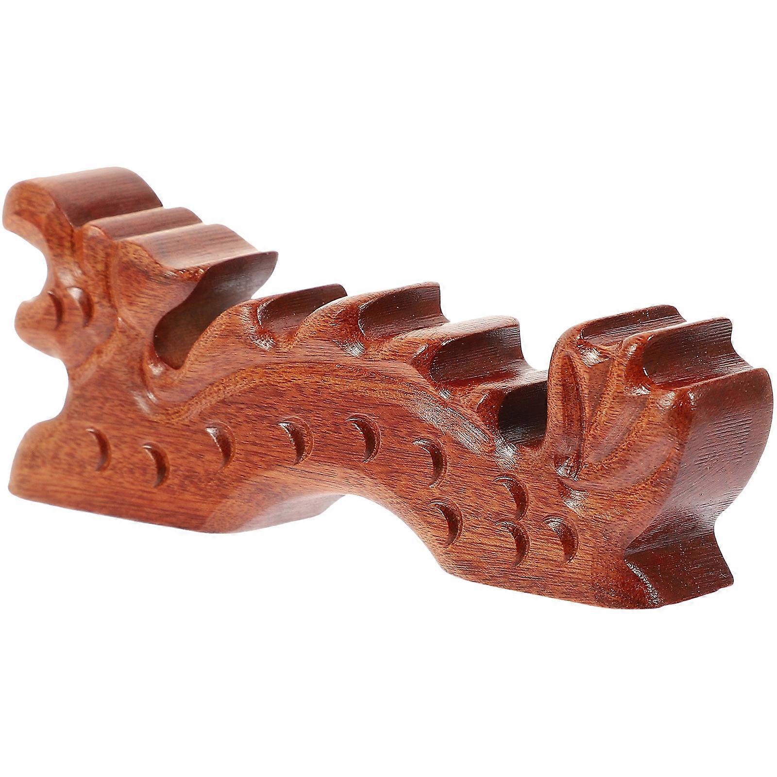 Retro Brush Holder Calligraphy Pen Rest Home Decoration Rectangular Shape 1Pcs