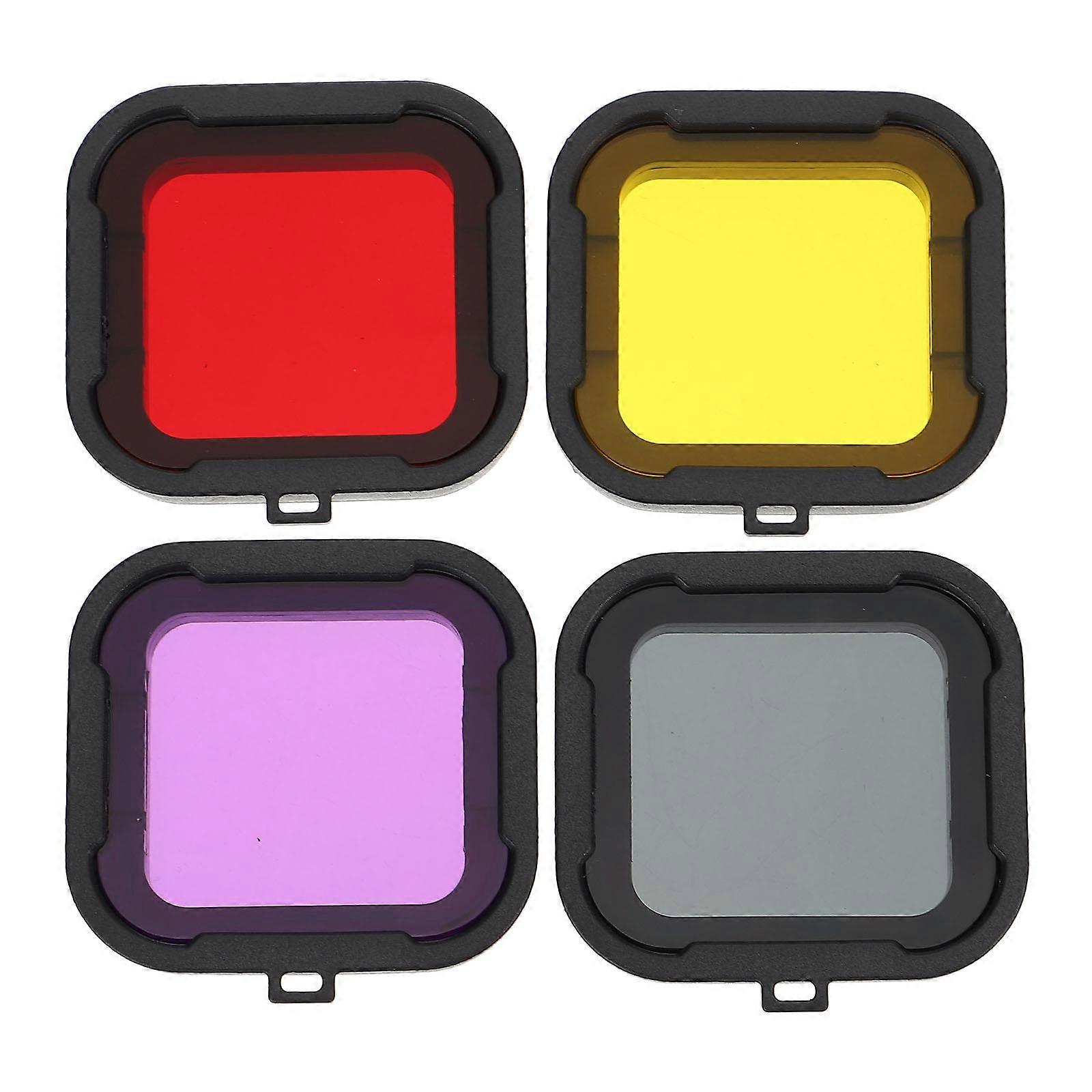 4PCS Snorkeling Lens Filter for SJ9000 F88BR Camera Compatible