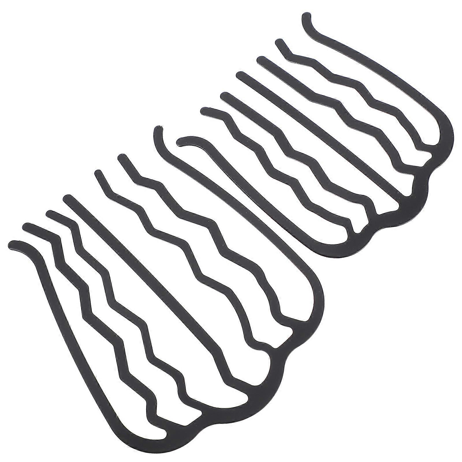 U Shaped Metal Hair Forks with 7 Teeth – Stylish Hairpins for Women’s Updos