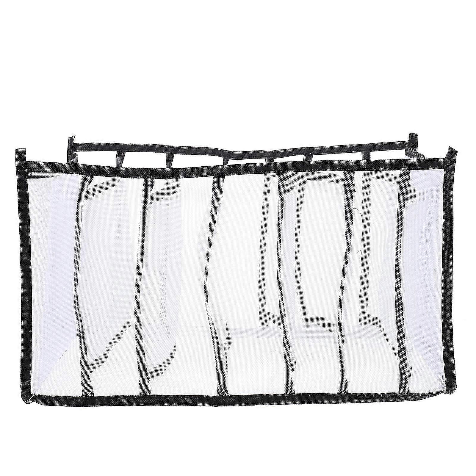 Scarf Organizer 2Pcs Black Nylon Cloth Storage Box for Longevity Storage