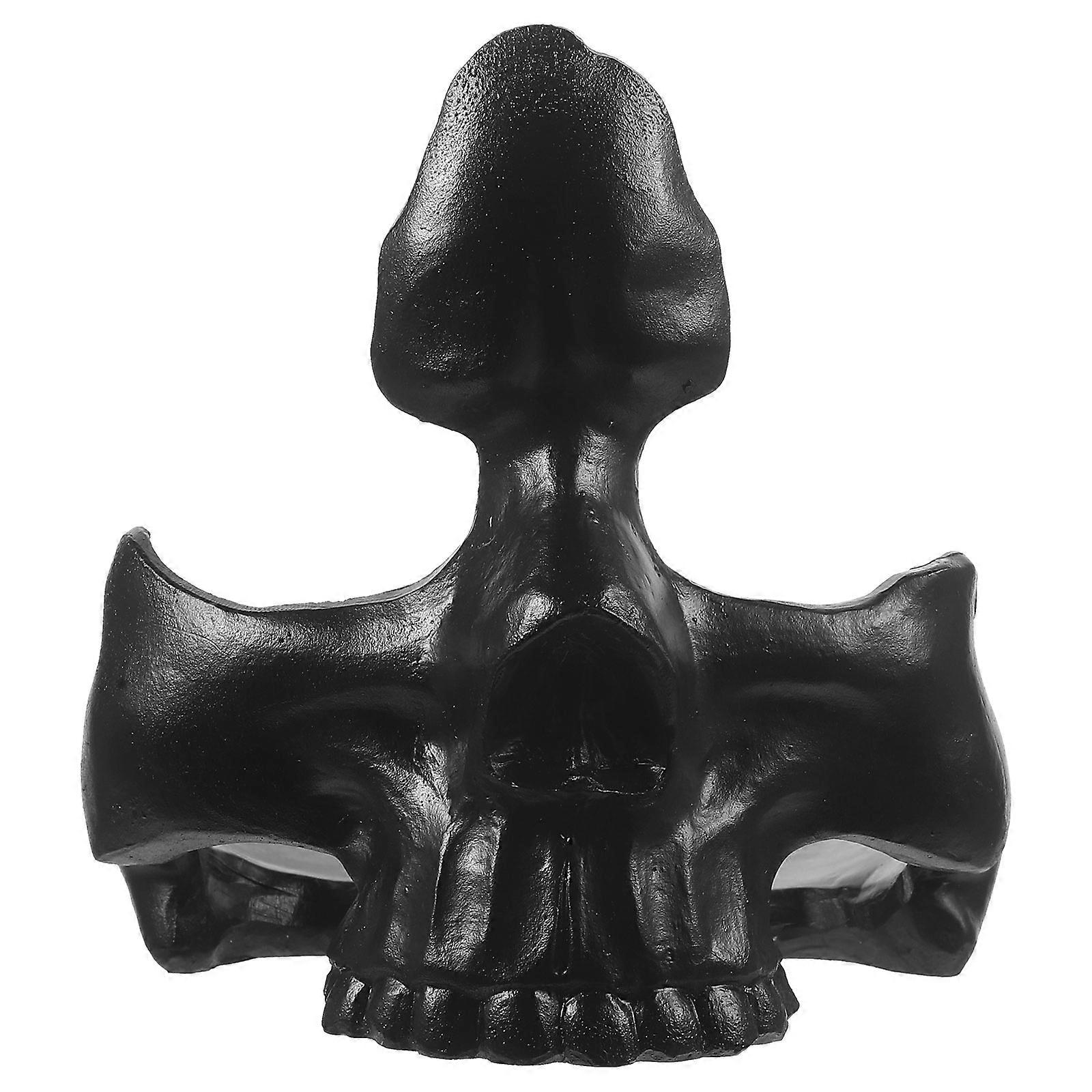 It looks like you've provided a list of keywords related to a **skull resin glasses stand or holder**. Based on this, I assume you're looking to