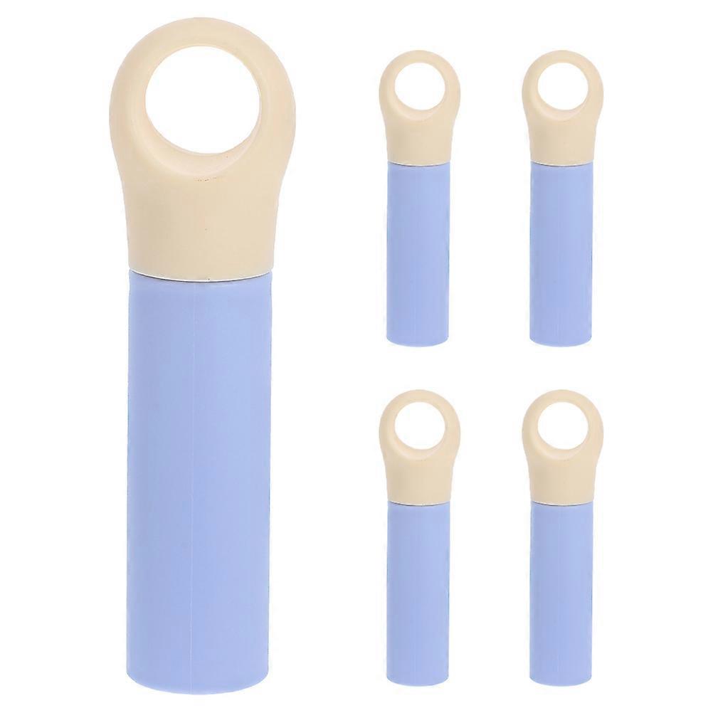 5pcs Ergonomic Replacement Broom Handle Grips & Dustpan End Caps for Easy Installation – Comfortable Cleaning Tool Accessories for Home Use
