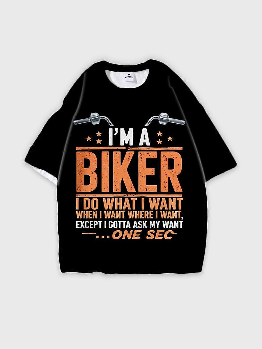 T-shirt round neck Pattern loose short sleeve E329