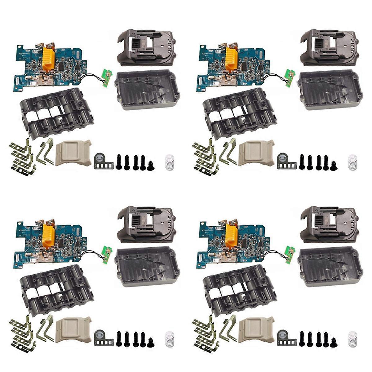 4X DIY Battery Case Single Cell Protection Detection for 18V Battery BL1830 BL1820 BL1815 BL1860B 40