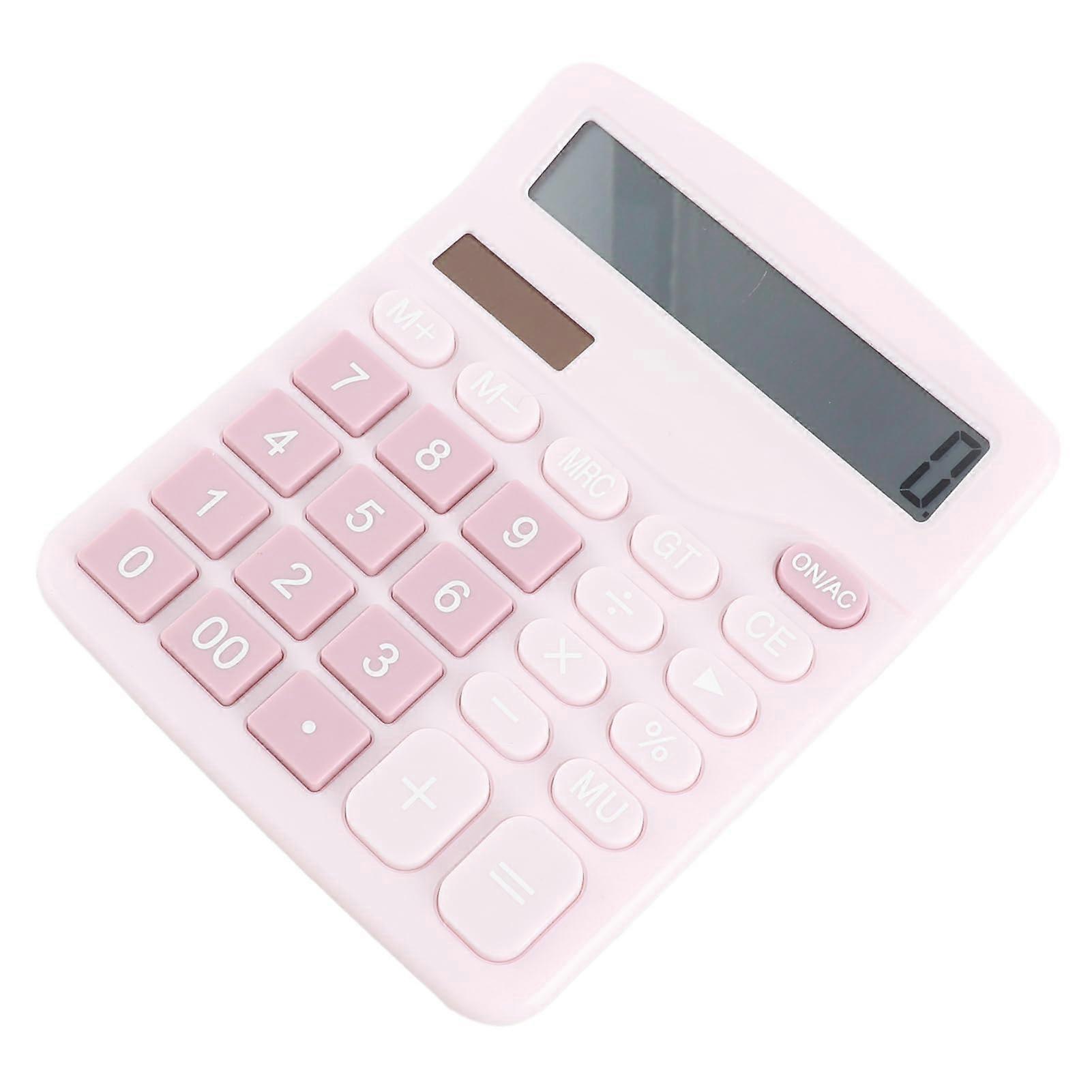 Office and Student Solar Powered 12Digit Calculator, Stylish Design, Lightweight