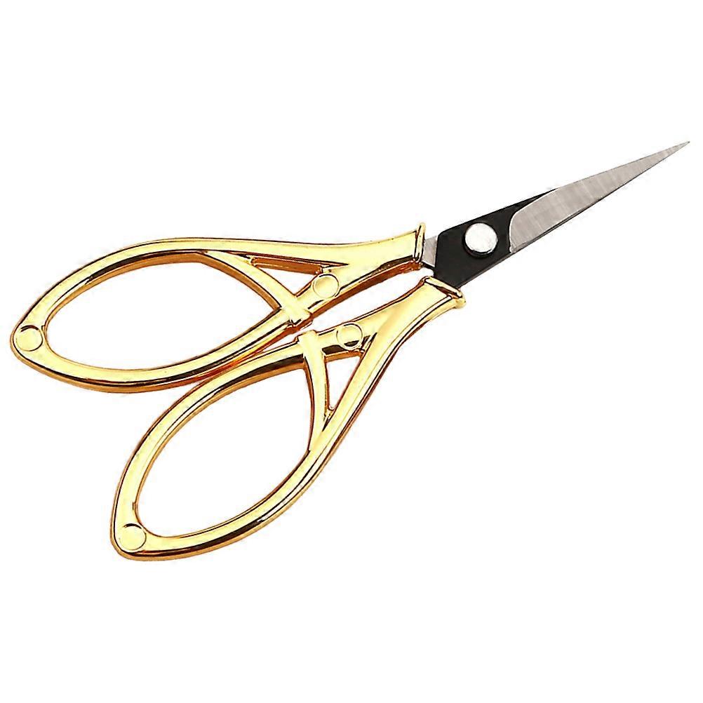 Retro Style Scissor Clothing Labels Paper Cutting School Use Compact Tips 4.5×2.0×0.4in 1Set