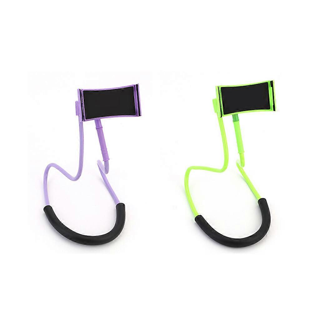 Lazy Mobile Phone Stand Universal Phone Holders Portable Neck Stand 24.8 x 7.87 x 1.97 inch 360 Degree Rotation 1Set