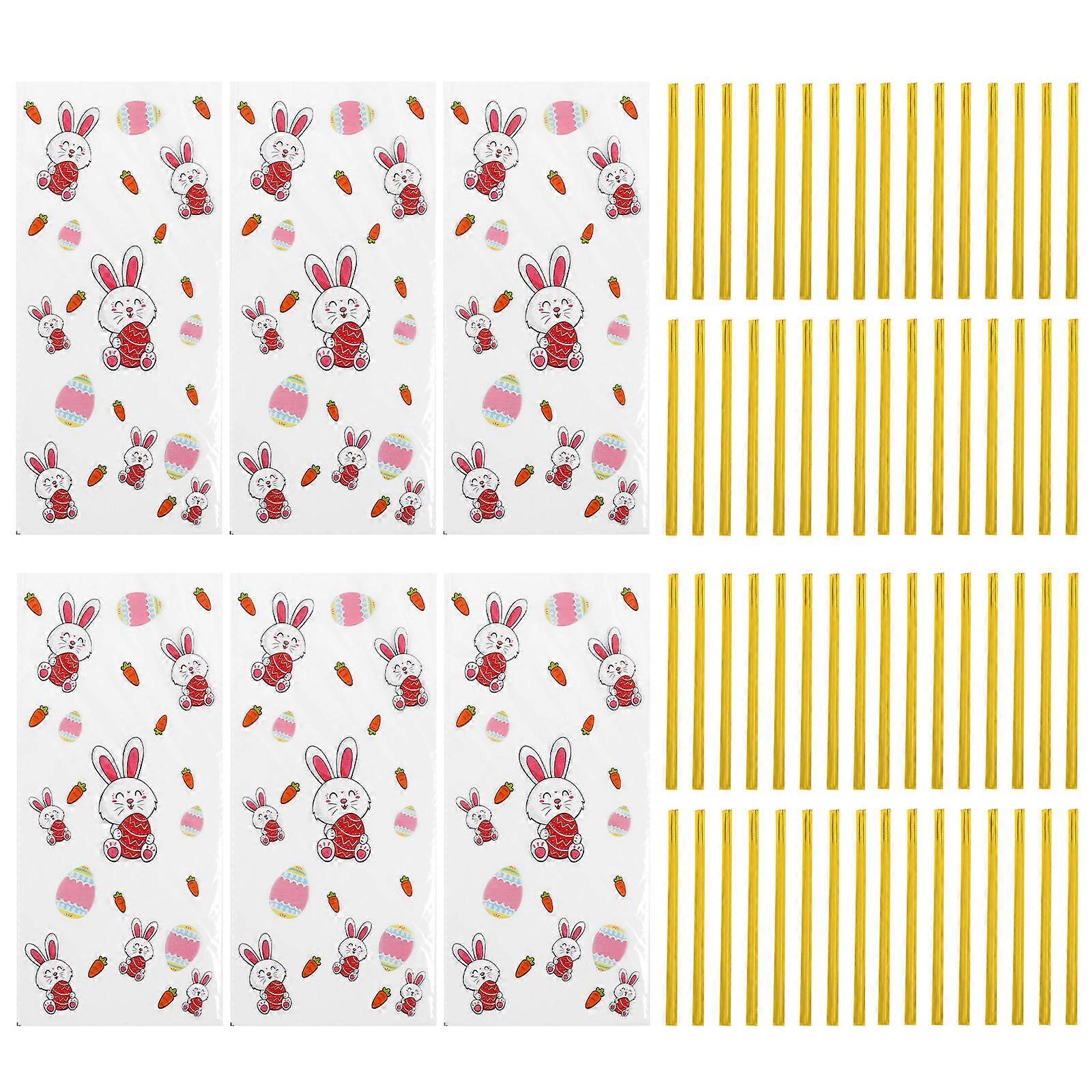 Easter Candy Bags Made of OPP Material for Packing Candy and Storage Use Assorted Color 300 Pcs
