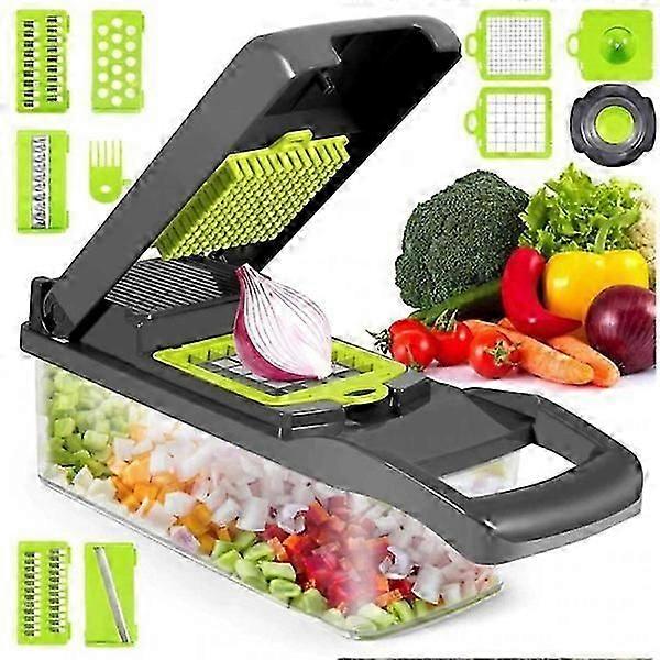 Vegetable cutter - Multifunctional Vegetable chopper Mandolin gray