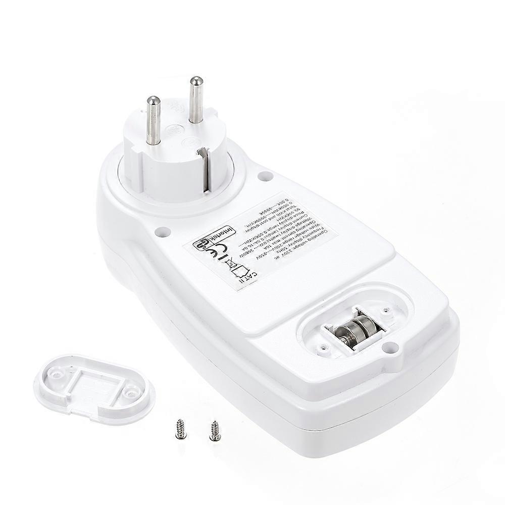 Digital Wattmet Energy Meter Voltage Chart Power Measuring Indoor Countdown Timer Socket Grounded