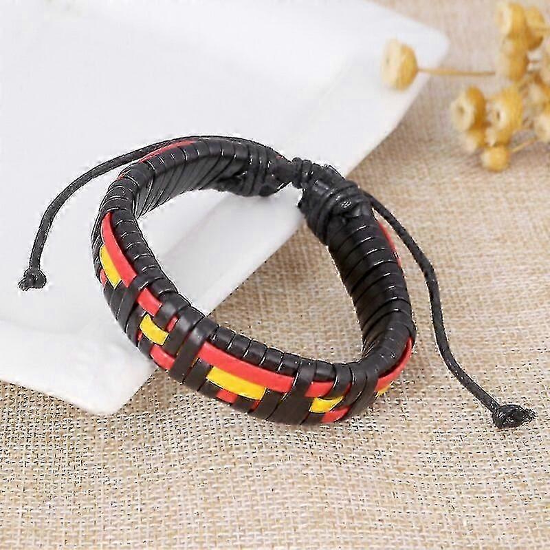 Leather Bracelet Hand Braided Bracelet Leather Bracelet