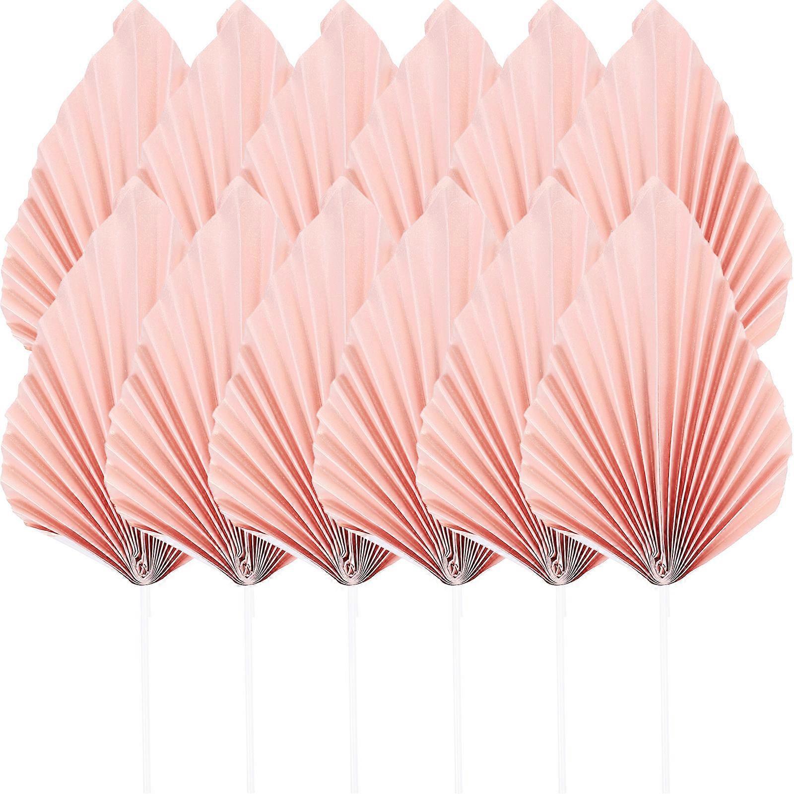 Boho Palm Leaf Cupcake Decorative Picks Designed For Birthday Parties 20Set Of Vivid Decorative Cards