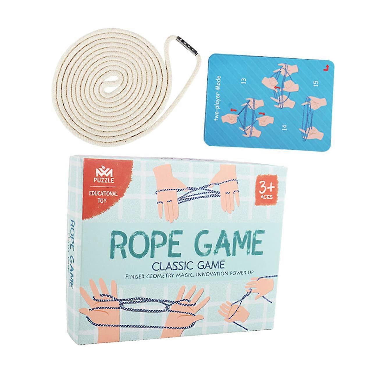 1Set Creative String Toy for Educational Weaving Rope Promotes Concentration Imagination and Creativity for Group Games