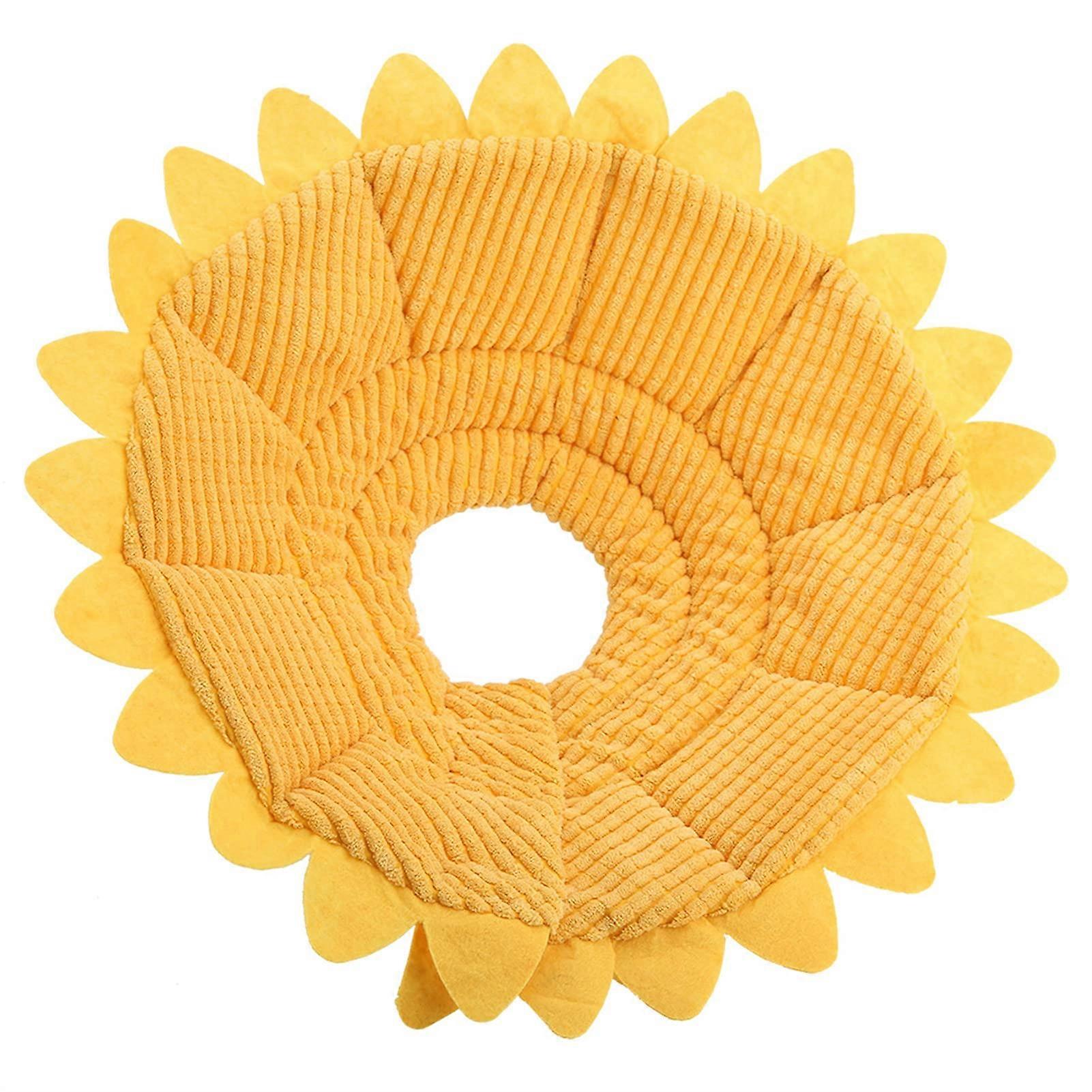 Dog Cone, Soft Cone for Dogs After Surgery, Sunflower Collar to Protect Wounds and Prevent Pets from Licking Stitches (2224 cm)