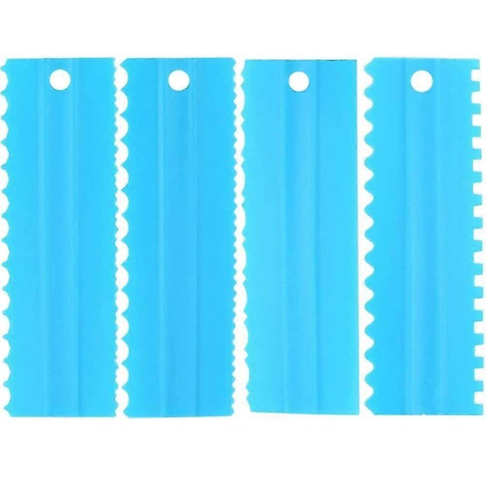 Cake Scraper Set Made of Polypropylene - Essential Baking & Decorating Tools for Perfectly Shaped Cakes and Smooth Finishes