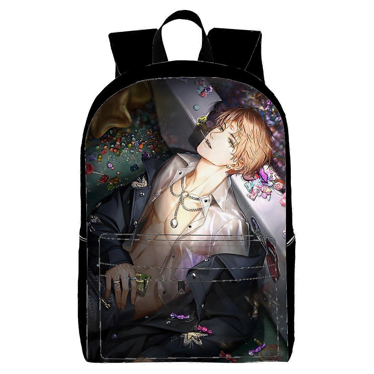 Mochila, com Vários Compartimentos Organizacionais, Cabe em Notebook de 15,6 Polegadas, para Viagem, Adolescente, Trabalho de Negócios E1713