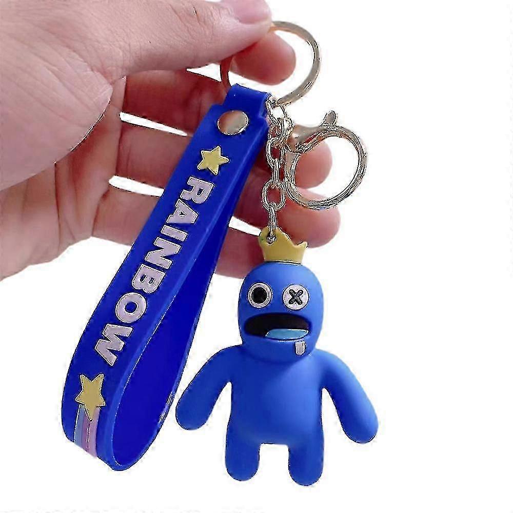 Rainbow Friends Keychain Keyring Bag Pendant Hanging Decor Game Fans Kids Birthday Xmas Gift