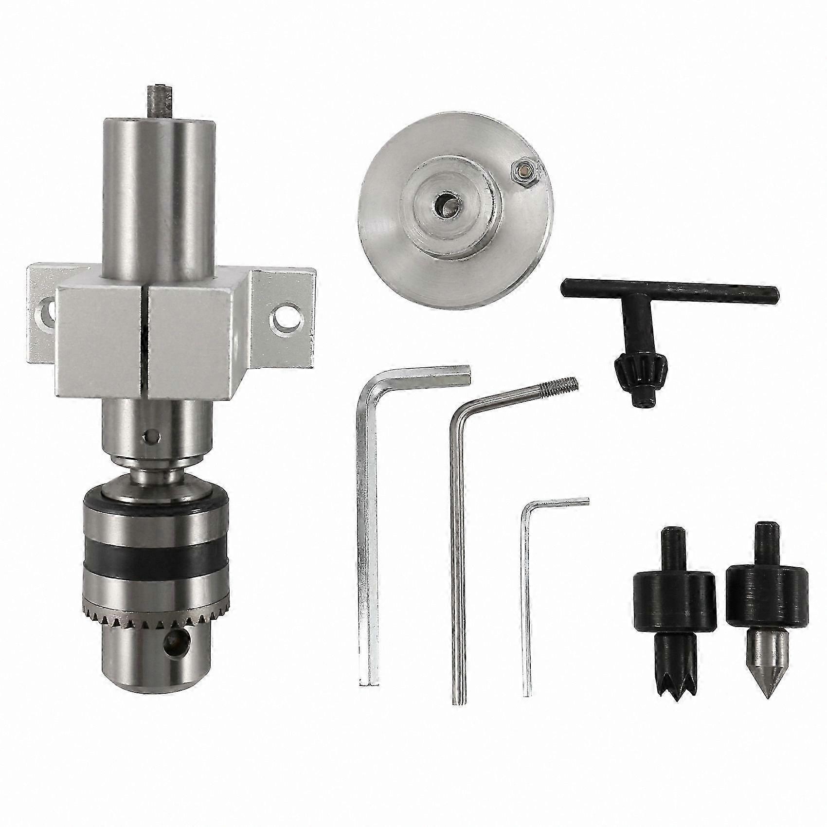 Live Center with Claw for Mini Lathe Machine Multifunction Revolving Tailstock Drilling DIY Tool Accessory