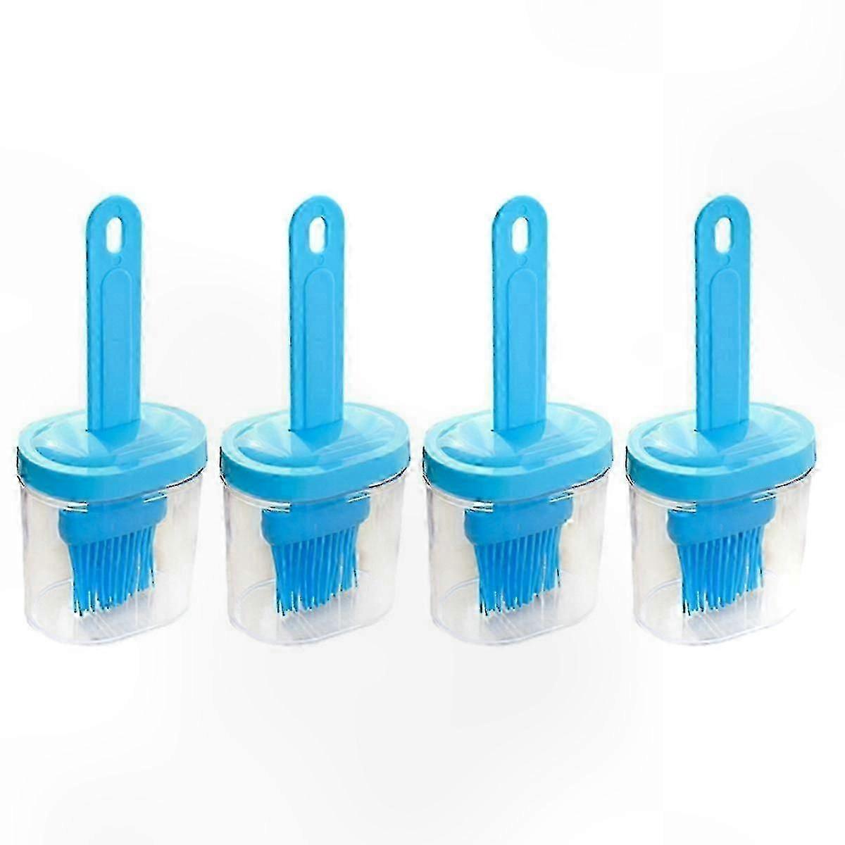 Oil Bottle Brush Set, Includes Oil Bottle and Brush, High Temperature Resistant Barbecue Brush, Suitable for Use