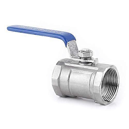 1Pc SS304 Reduced Port Ball Valve Female BSP Single Lever Heavy Duty 1'