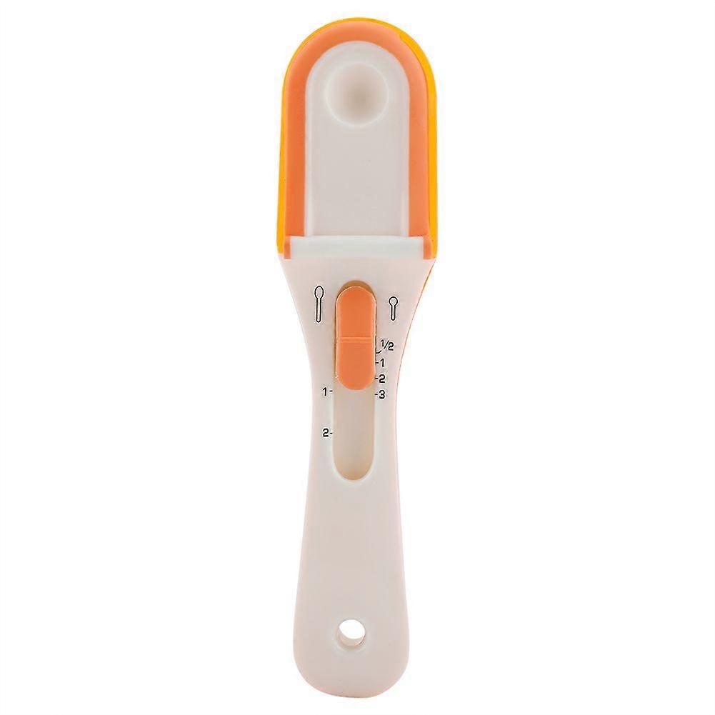 Adjustable and multifunctional plastic measuring spoon for latte